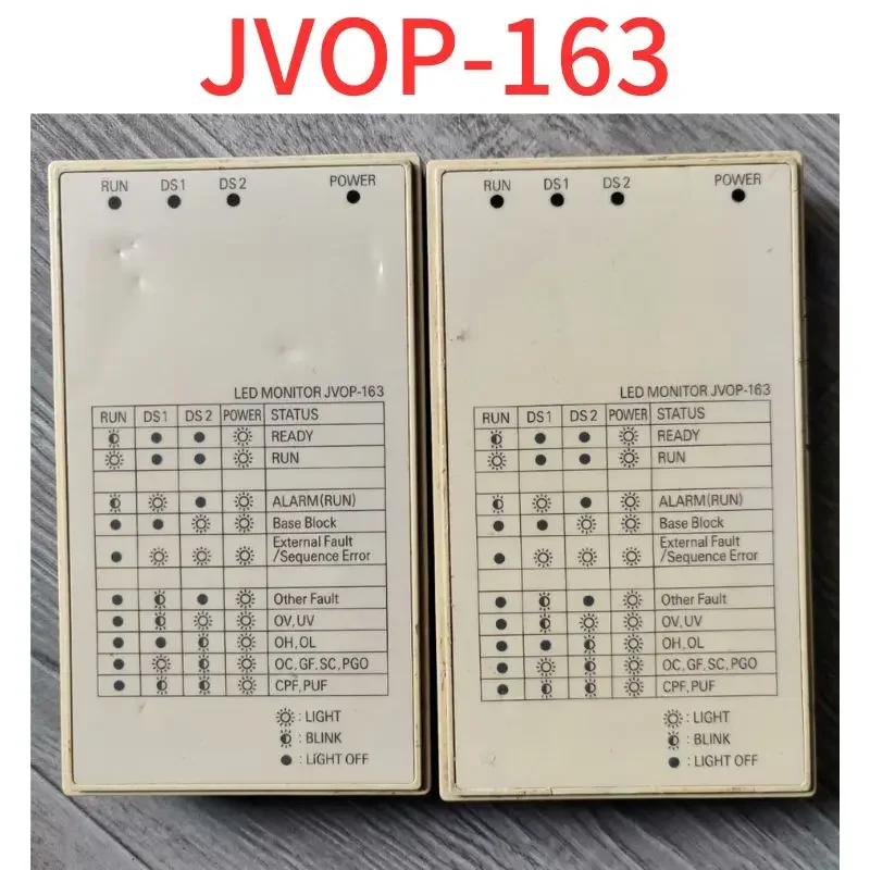 

Used JVOP-163 frequency converter panelTest delivery