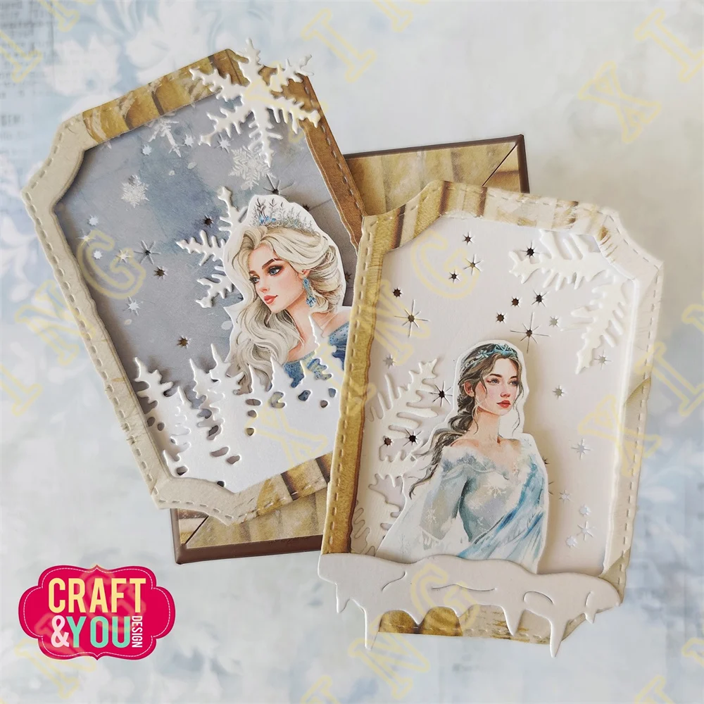 Wykrojniki Scrapbooking Metal ATC Night Sky Wykrojniki Craft Embossing Make Paper Greeting Card Making Template DIY Handmade New