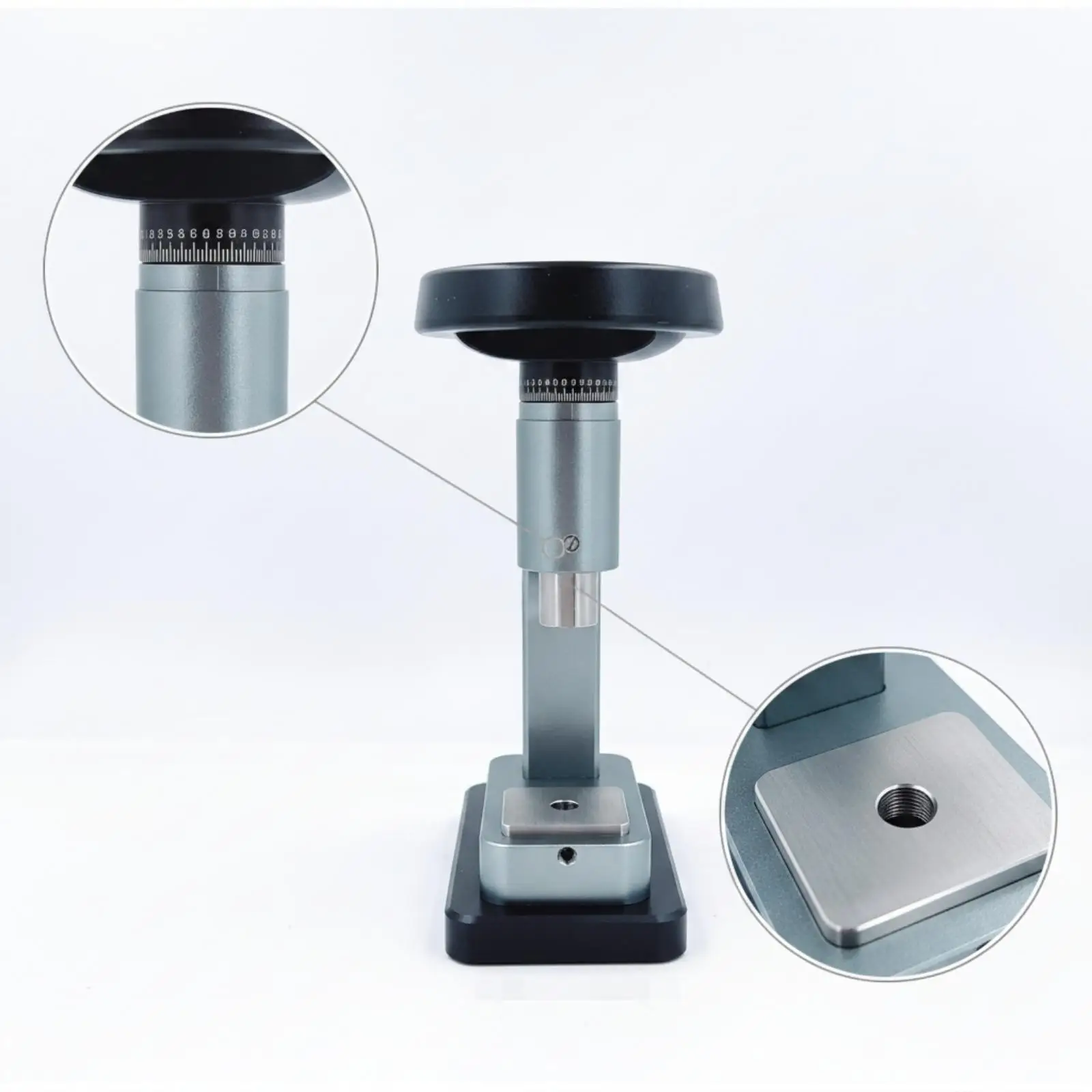 Professional Watch Repair Press Tool with Measurement Scale and Dies for Watch Case Servicing and Maintenance Kit