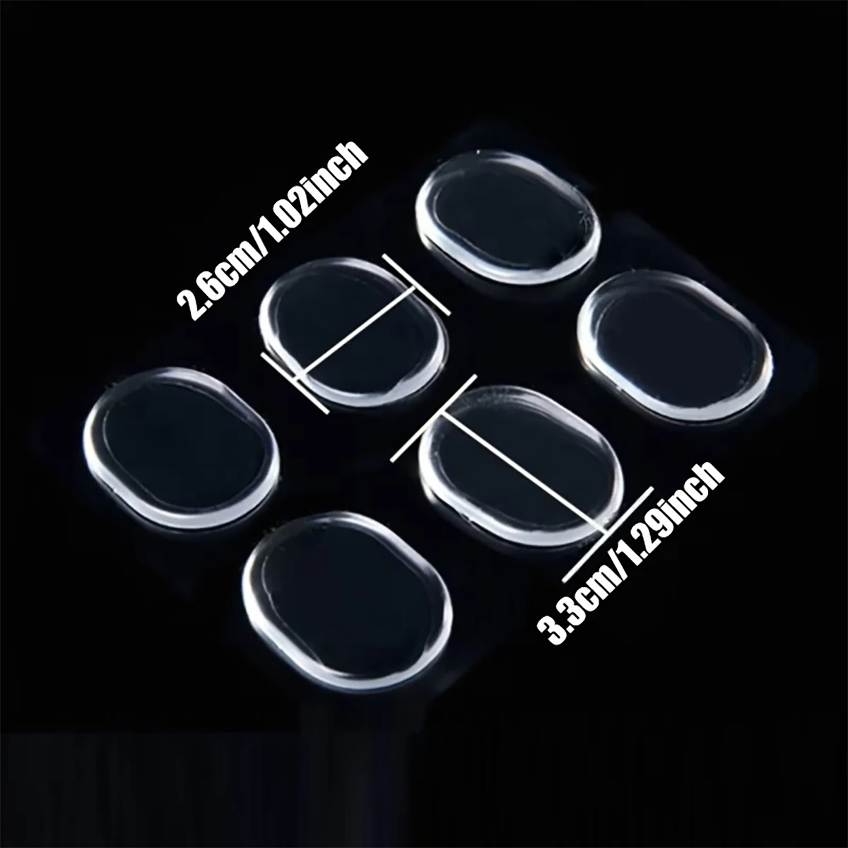 54Pcs Transparent Silicone Heel Pads to Prevent Chafing, with Invisible Round Design, Suitable for Leather Shoes and Flat Shoes Universal for High Heels - Reduces Friction and Makes Your Feet More Comfortable.