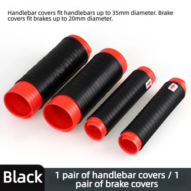 

Self Shrinking Handlebar Brake Cover Universal Non-slip Silicone Moto Modification Riding Equipment Protective Covers