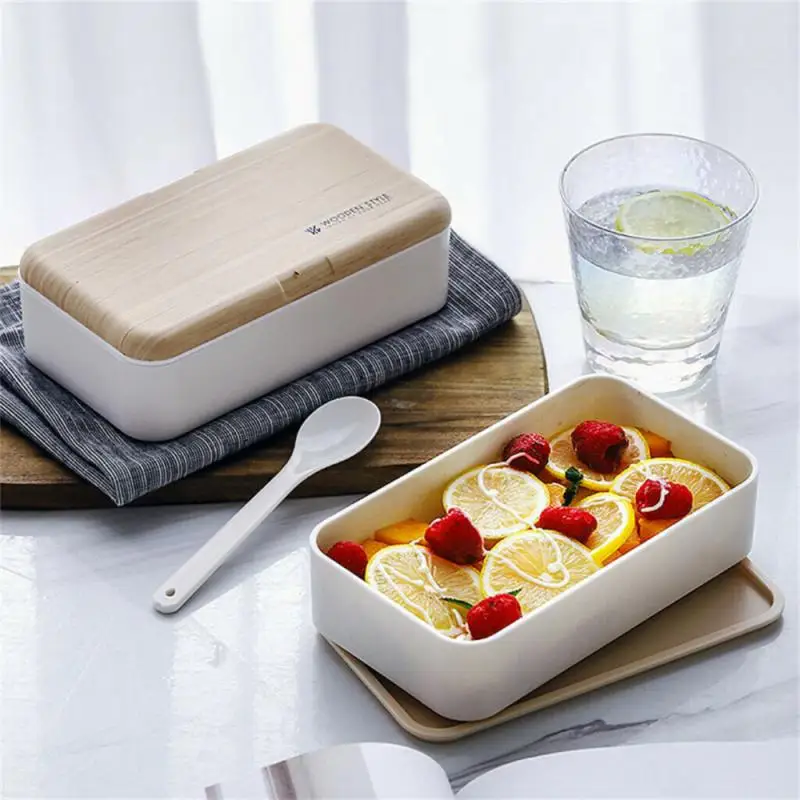 

Food Container Save Time Large Capacity Lunch Box Portable Square Lunch Box Highest Rating Microwave Lunch Box Multifunction