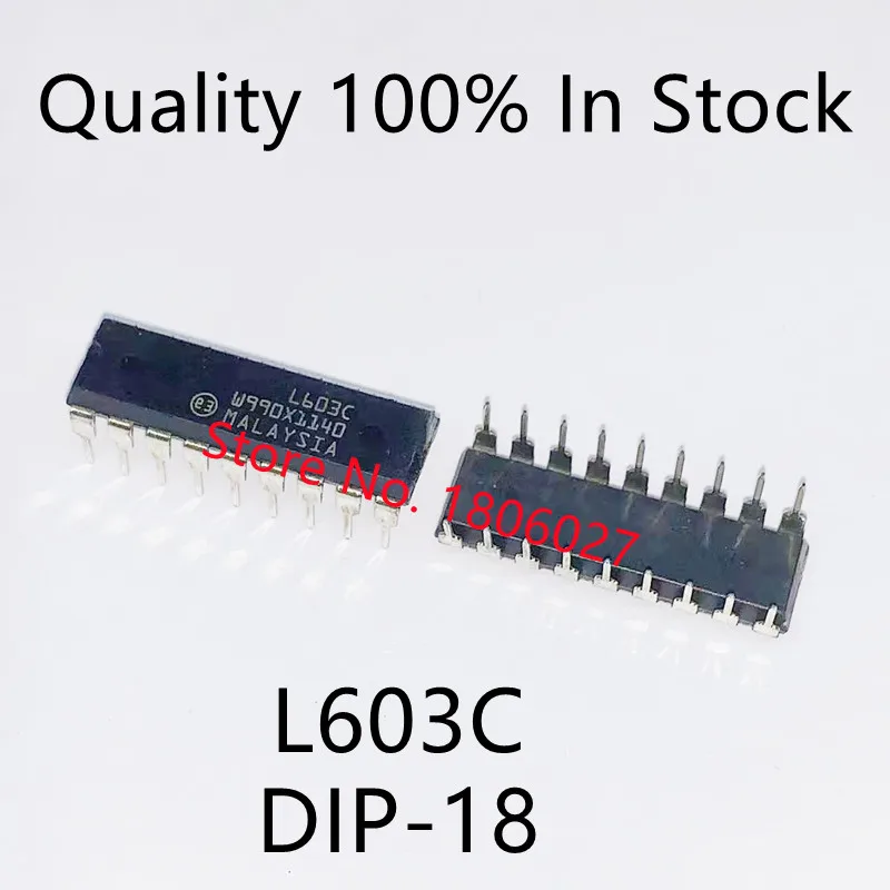 Send free 10PCS  L603C  DIP-18   New original hot selling electronic integrated circuits