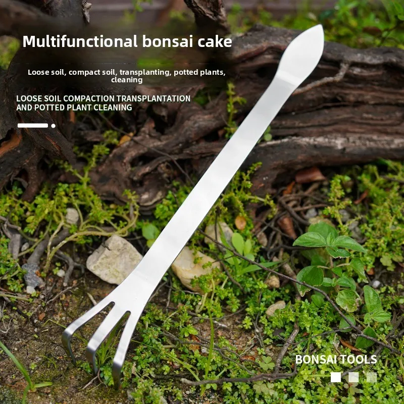 Stainless Steel Rake Compaction Knife, Bud Picking, Modeling, Bonsai Tools, Special Production for Bonsai, Soil Loosening Tools
