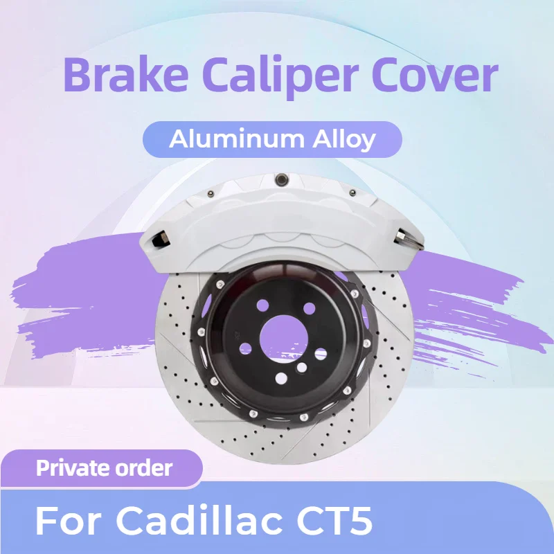 2020-2022 For Cadillac CT5 2.0T Car Brake Caliper Cover Aluminum Alloy Front Rear Wheel Modification Exterior Fit