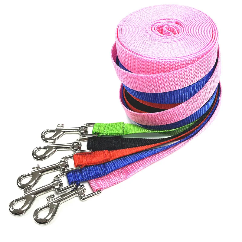 中小犬用ナイロンリーシュ,ペット用品,ウォーキングおよびランニング用,子犬用リード,長さ1.5m, 1.8m, 3m, 4.5m, 6m