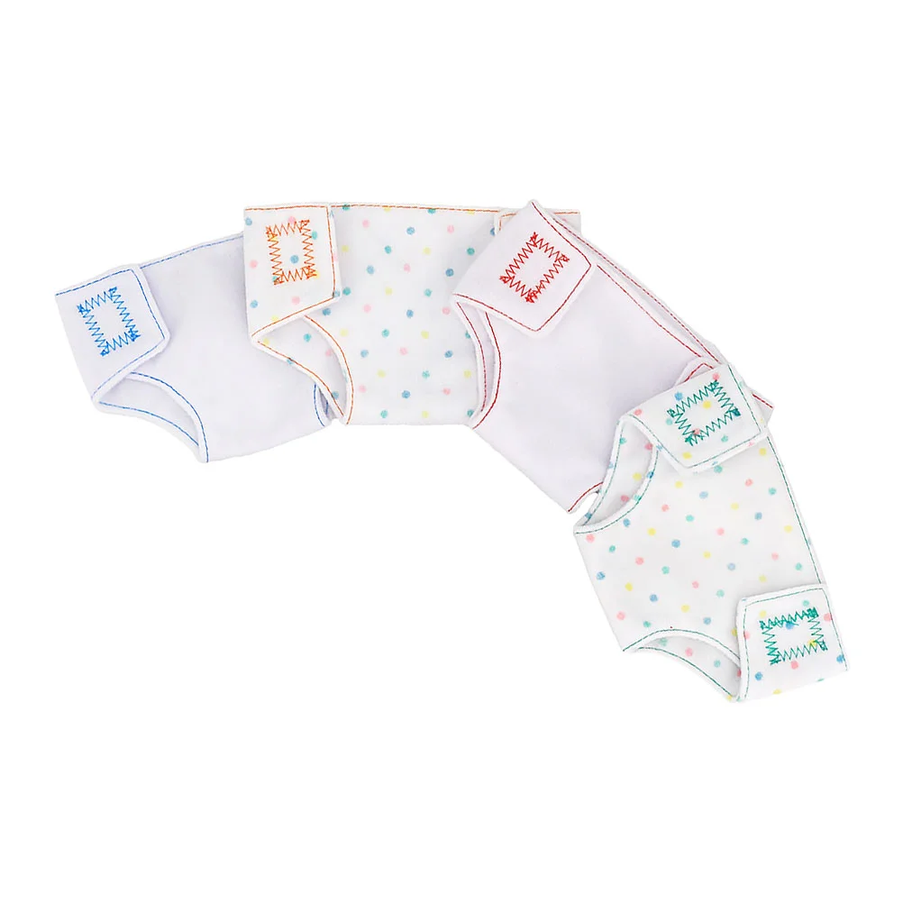 

4 Pcs Clothes Reusable Nappies Baby Accessories Diaper Set Diapers Underwear