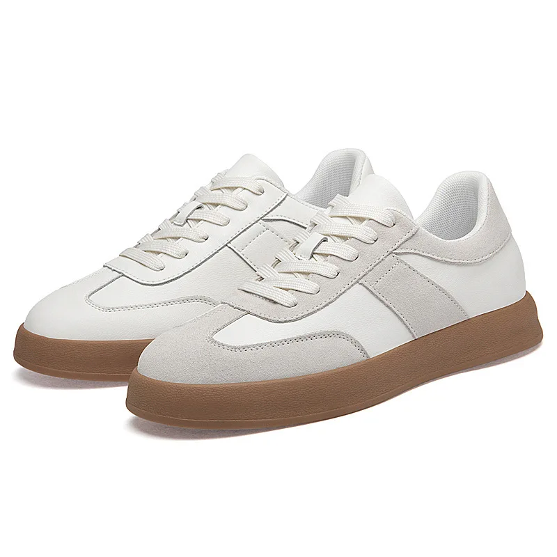 Invisible Height-increasing Shoes 8CM Elevator Shoes Thick Lace-up Casual Retro Fashionable Sports 6cm Hidden Heel Shoes