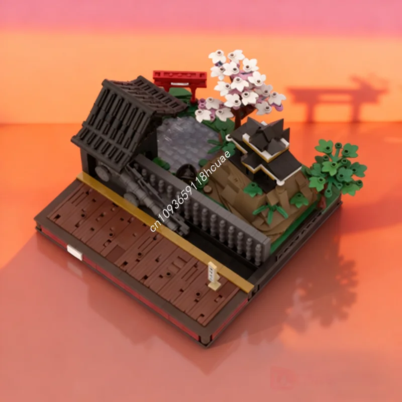 

860 шт. MOC Street Fighter Ryu сценические идеи и модели строительных блоков DIY рождественские подарки креативная идея игрушек образовательный кирпич для детей