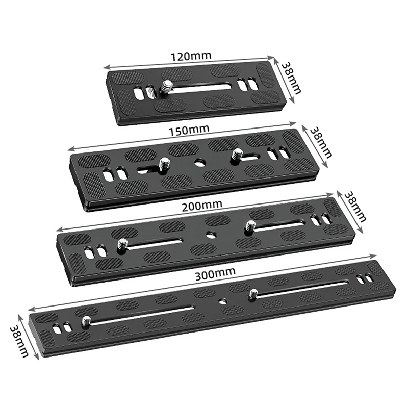 New Universal Aluminum Alloy Quick Release Plate Tripod Mount Adapter With 1/4 Screw For Tripod Ball Head And Camera