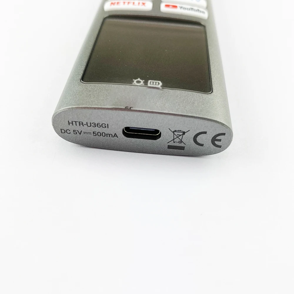 Original Remote Control HTR-U36GI Compatible for HAIER Solar Bluetooth Voice TV with