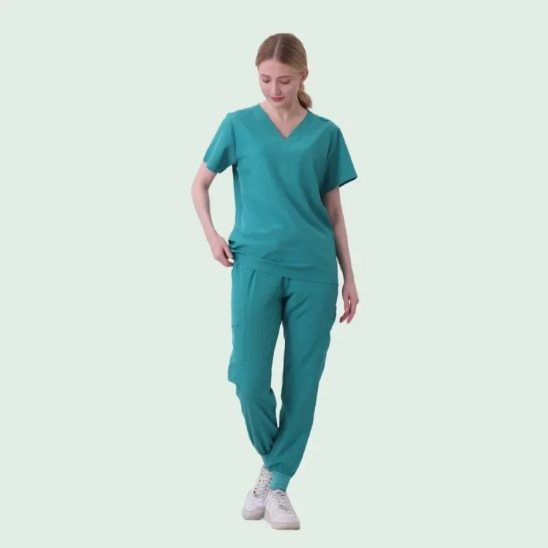 Uniforme exfoliante de alta calidad, pantalones para correr, ropa de trabajo para médico, cuidado de la salud, accesorios de Escuela de Medicina, ropa de trabajo de enfermería