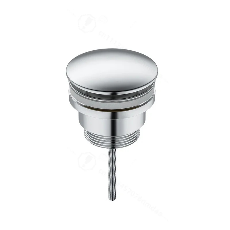 Solid Brass Basin Pop‑Up Drain Kit, Large Cover With Overflow Hole Universal Bathroom Sink Drain Assembly Easy Install