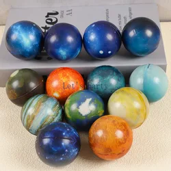 10Pcs Starry Sky Planet Stress Balls Foam Stress Relief Ball Toys for Kids Outer Space Theme Birthday Party Favors Pinata Filler