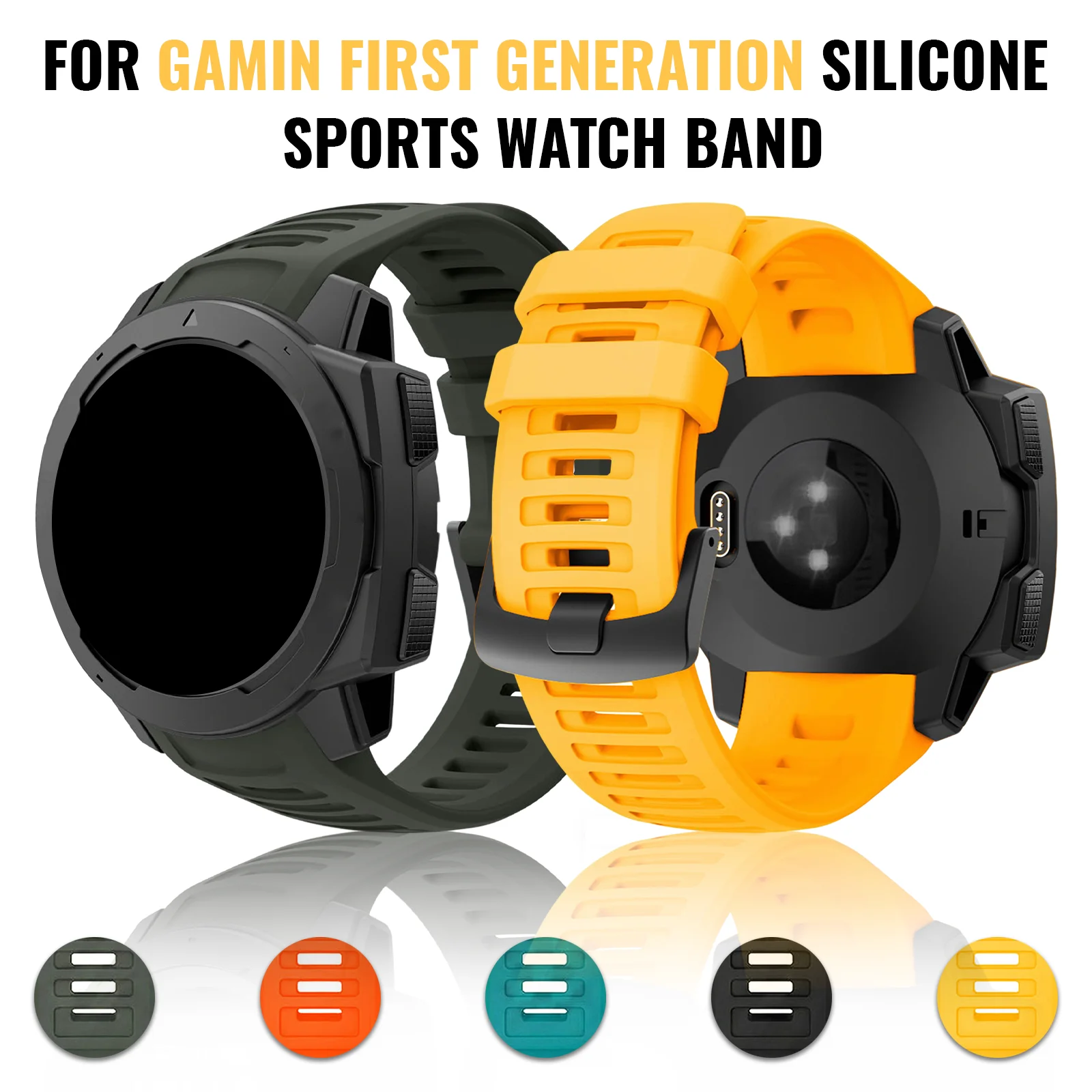 22mm, Suitable For Garmin Instinct 1 Smartwatch Strap Universal Replacement Wristband for Both Men and Women.