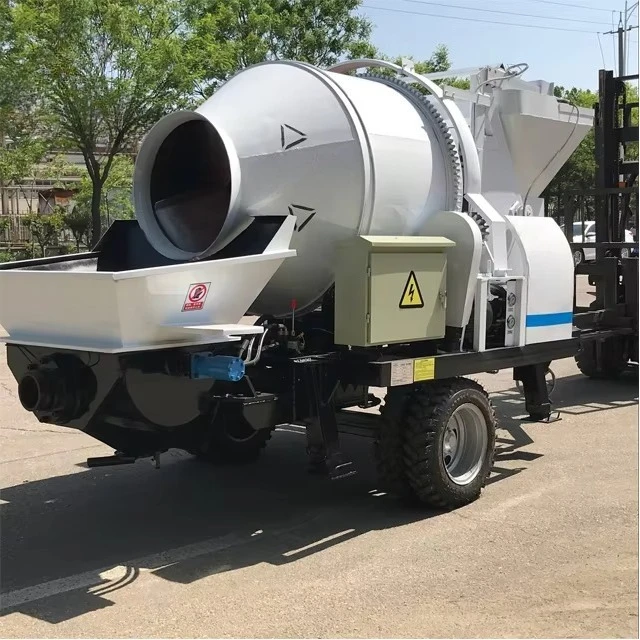 Concrete Mixer Truck with Pump Machine Integrated Mixing Pumping and Conveying Equipment for Building Construction