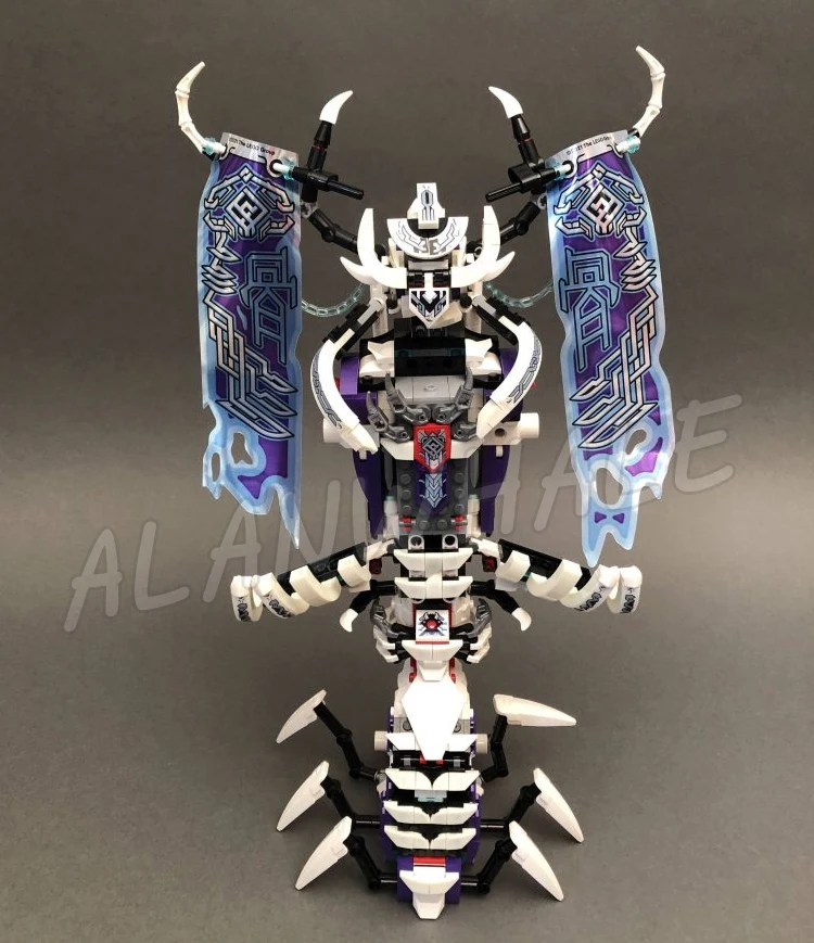 1098 قطعة قرد كيد العظام شيطان Scuttler العناكب العقرب يتوهج في الظلام 60130 مجموعات مكعبات البناء متوافقة مع النموذج #2