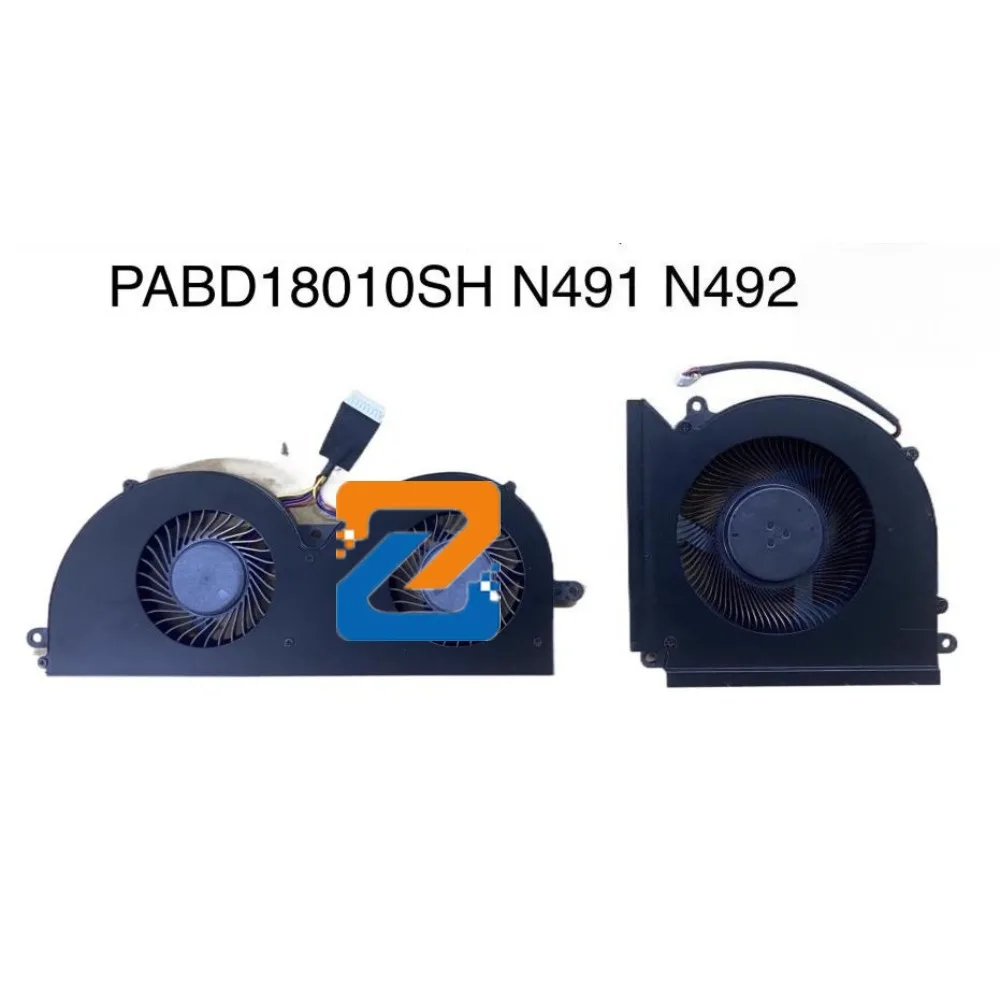 

Новый оригинальный охлаждающий вентилятор для ноутбука, процессора и графического процессора для MSI GT77 GT77HX MS-17Q1, кулер, вентилятор радиатора N491 N492