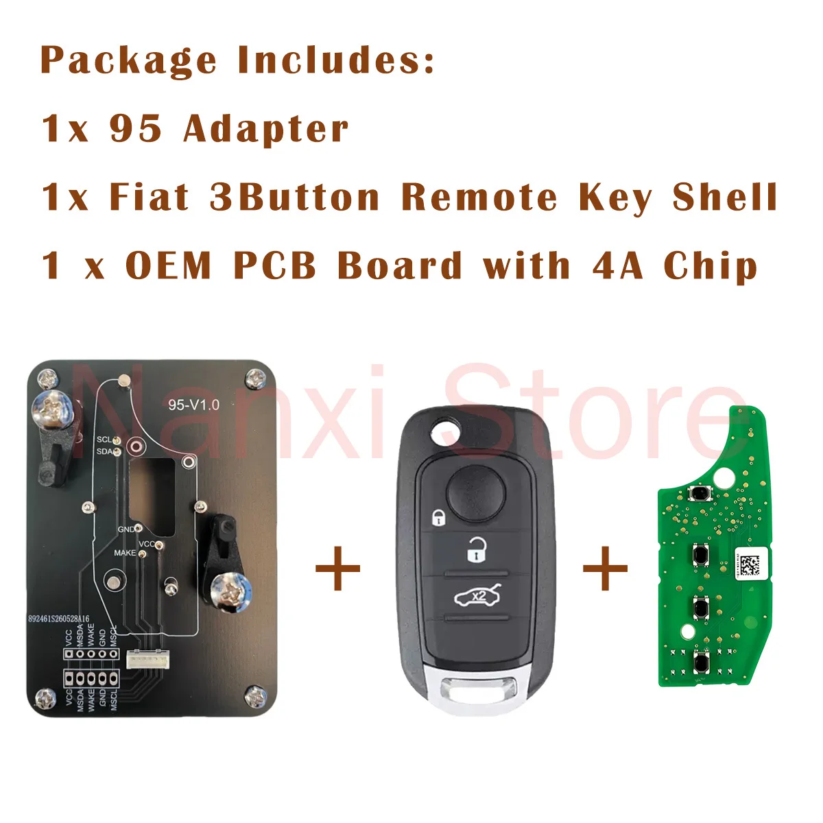 Mckb095 Adapter, Suitable for Jeep/Fiat, Is a Solder-Free Tool Compatible with Nxp Killer Devices, Only Supports 4A Chips