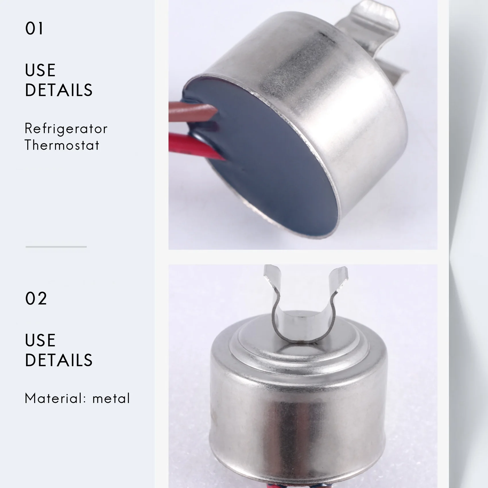 4387503ตู้เย็นละลายน้ำแข็งเทอร์โมแทนที่ WP4387503 343917 61002113 AP6009317 PS11742474สำหรับ