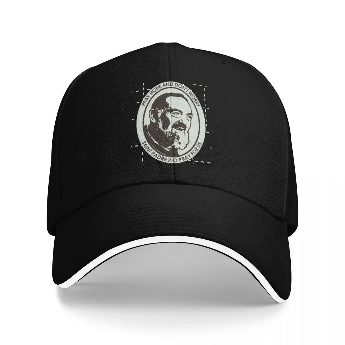 2026 Saint Padre Pio, St. Padre Pio, Padre Pio Gorra de béisbol para cumpleaños, nueva, para mujer, moda de playa, para hombre