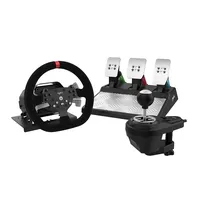 PXN-V10 Force Feedback Racing Game Aiming Wheel 900 Degree Compatible With Pc/One/Ps4