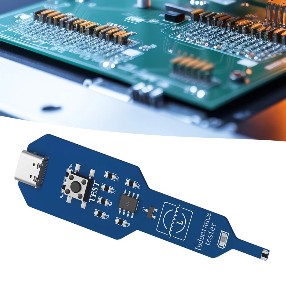 1Pcs Inductance Tester Mainboard Coil Tester Circuit Electromagnetic Induction Detection Test Tools Phones Computer Repair Tool