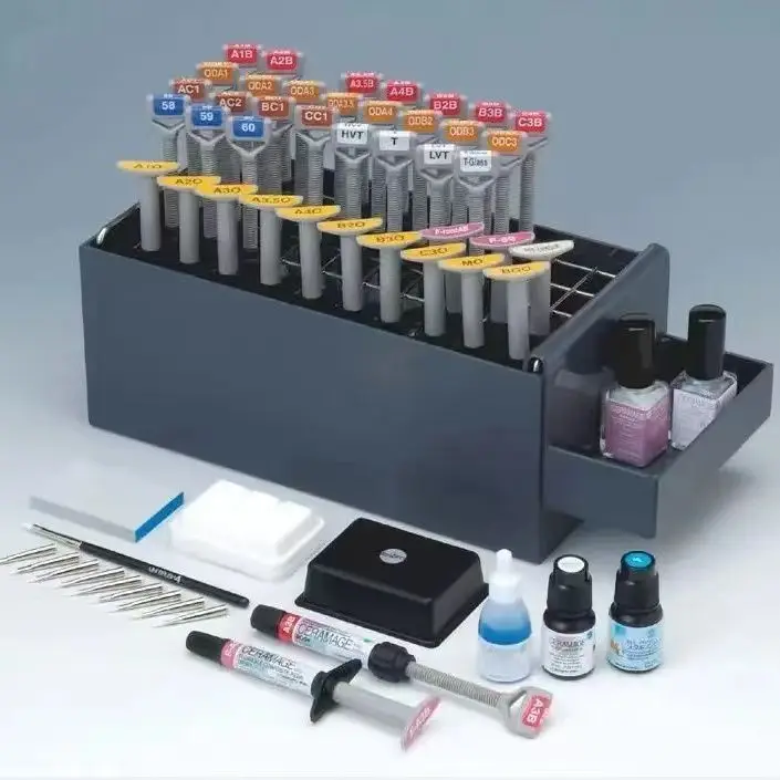 1PS Dental Material Polymer Porcelain Guanqiao Photopolymerization Composite Resin Solid Fluid OP Model Complete Laboratory Tool