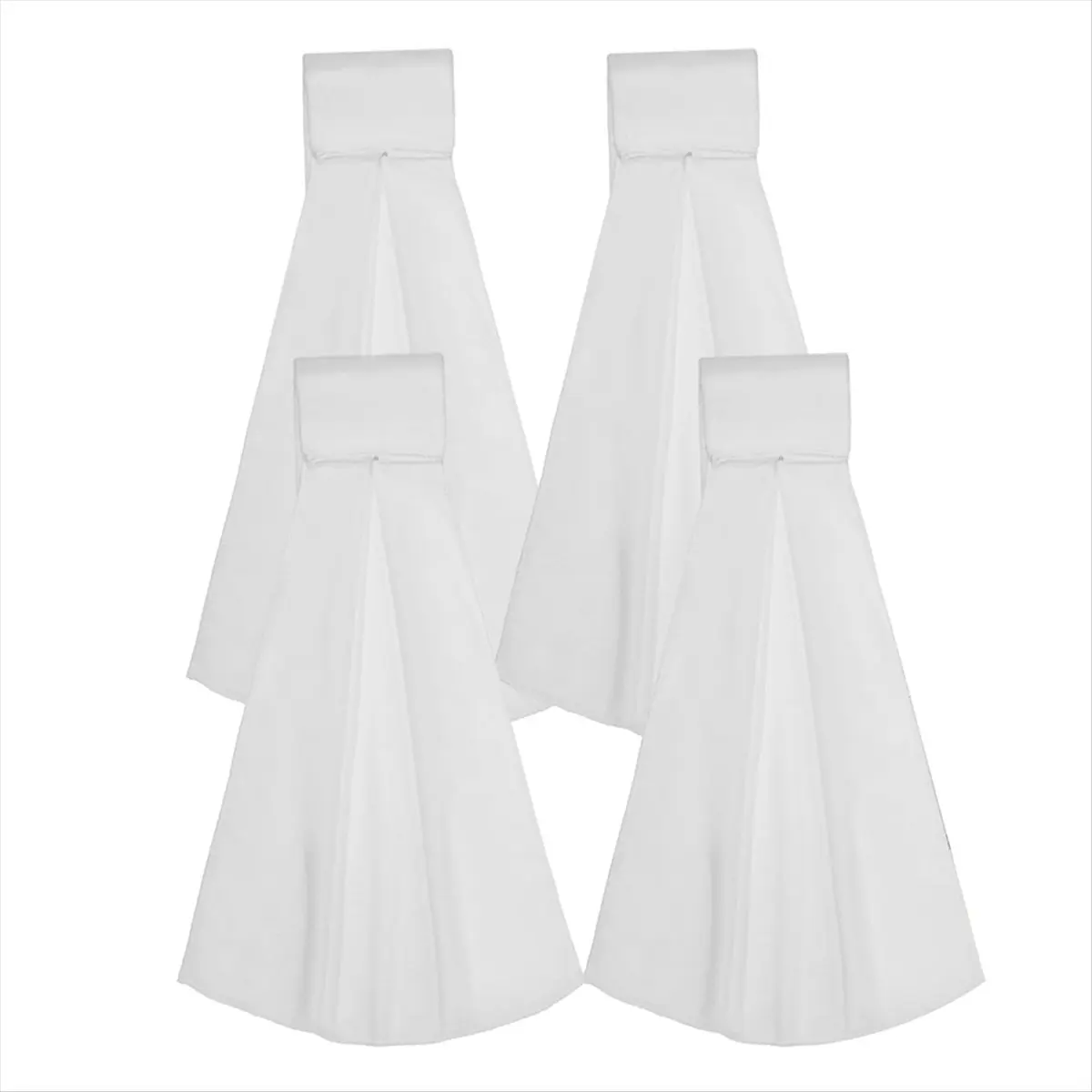 POPULAR-4Pcs Football Towel Highly Absorbent Quarterback Football Towel, Soft Softball Hand Towels for Pitchers Sport Golf White