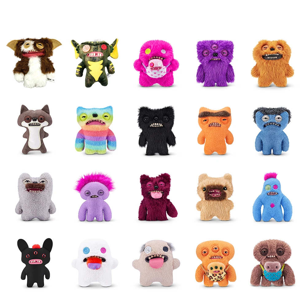 Fuggler ألعاب من القطيفة القبيحة الأسنان الوحش الأصلي Fuggs واسعة العينين غريب الأطوار المزعج المشبوه الثعلب محشوة Fuggler Peluche الدمى 23 سنتيمتر #1