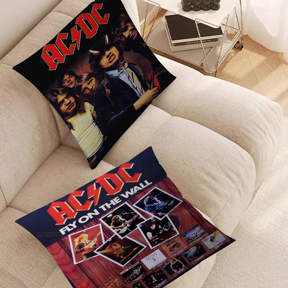 BAND A-AC DC Cushion Cover Decorative Pillow Sofa Home Decor Case Pillow Cases