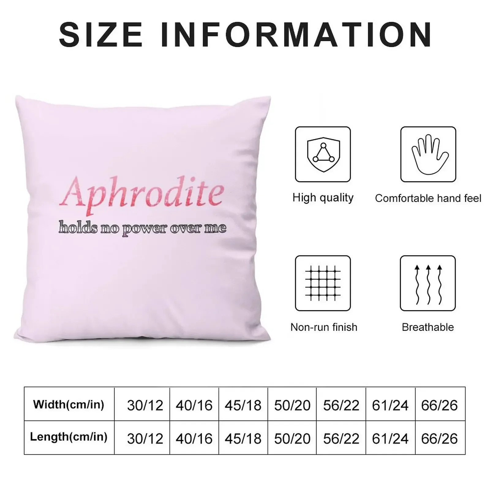 Aphrodite Holds No Power Here (Ace!) Throw Pillow Sofa Cushion Cover Christmas Covers Rectangular Cushion Cover pillow