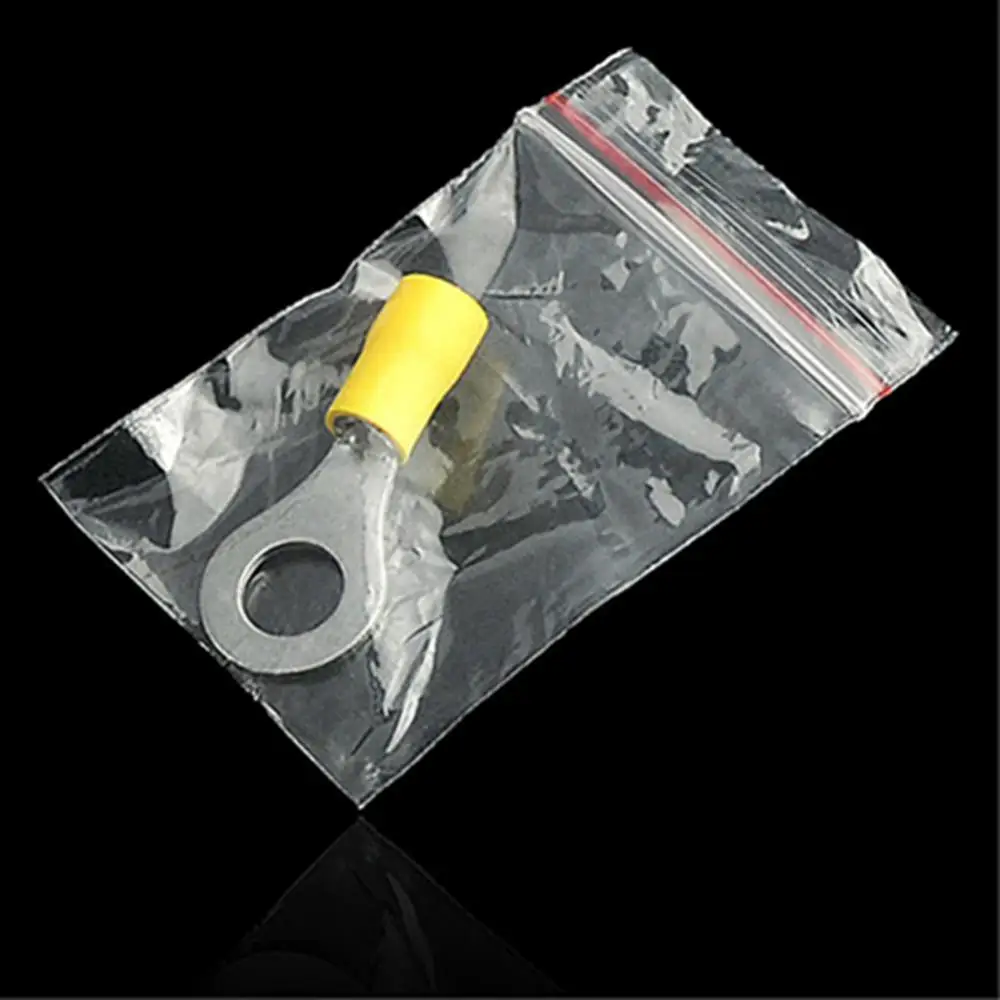 100Pcs Mini Reclosable Zip Clear Portable Storage Bags Pouch for Small Items