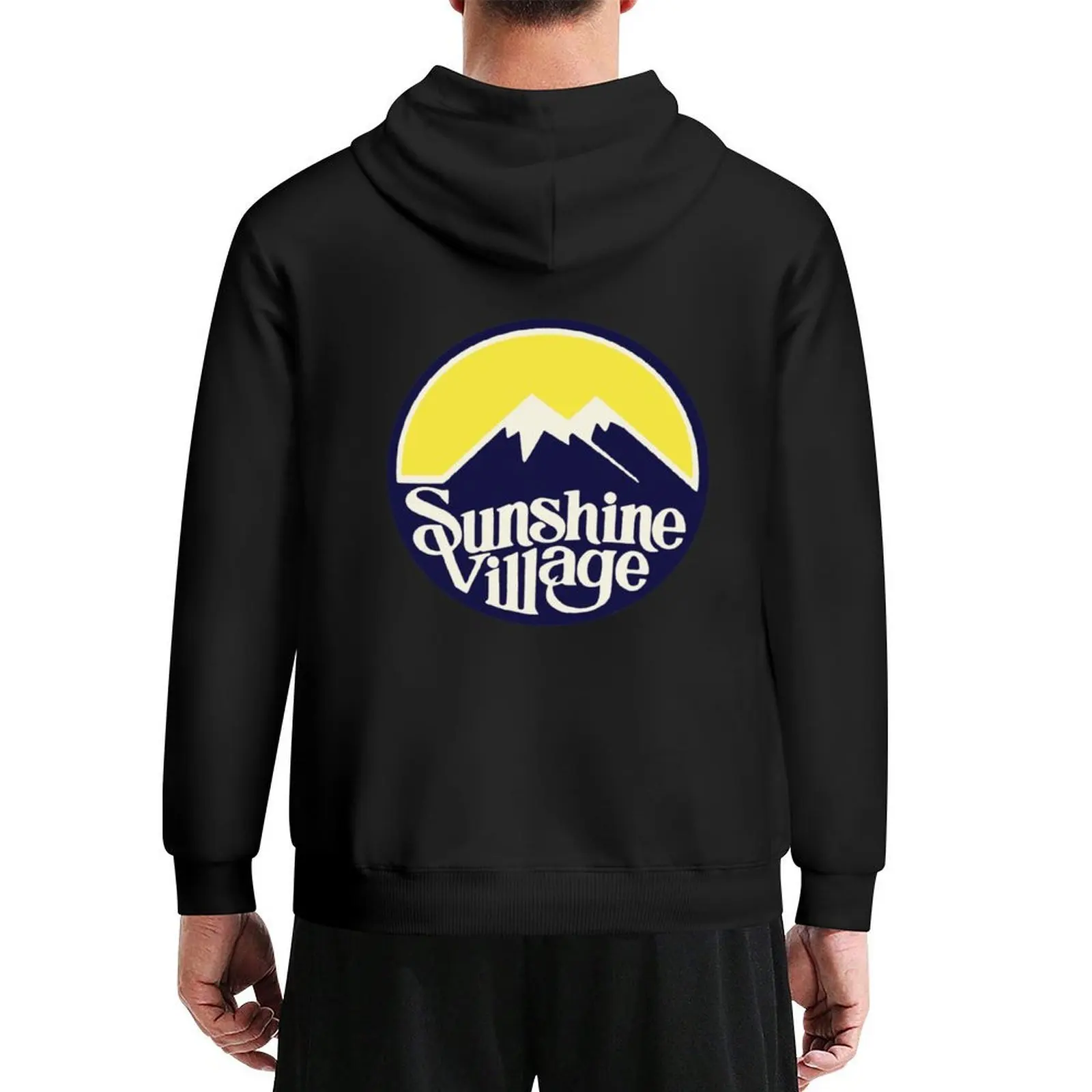 Sunshine Village Banff Vintage Ski Lake Louise هوديي الرجال قميص العرق مجموعة أنيمي ملابس الرجال الخريف الملابس هوديي رجل