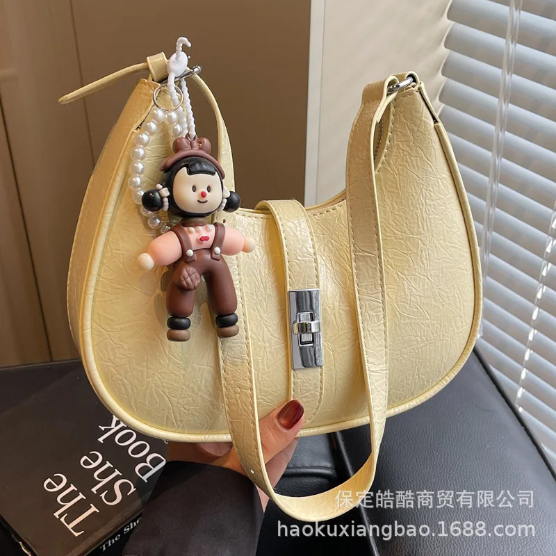 

High End Underarm Bag Women Designer New Fashion Trend Versatile Casual Shoulder Bag Crossbody Dumpling Bag High Quality