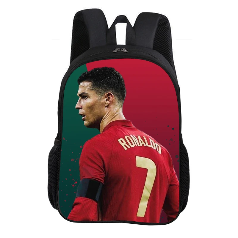 Ronaldo Schoolrugzak CR Voetbalsterrenrugzak Kinderboekentas Knapzak Mode Schooltas Voetbal Sportrugzak Kindercadeau