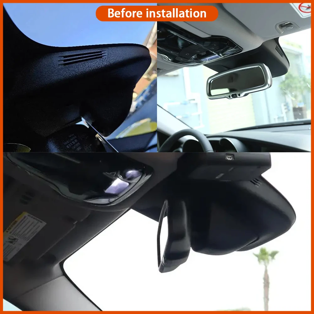 for Alfa Romeo Stelvio 949 Giulia 952 2016-2025 Video Recorder 4K DVR Dash Cam Wifi Front Camera 170° Wide Angle Loop Recording