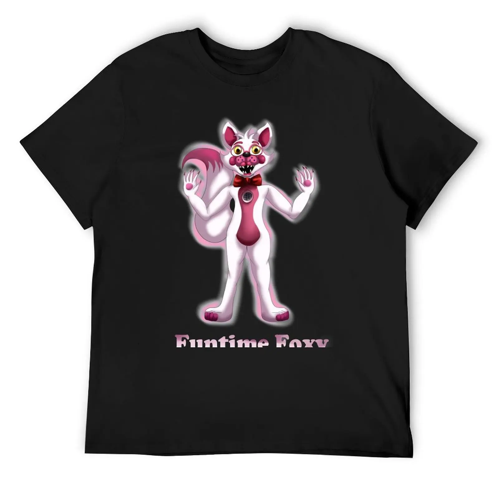 

Fnaf:Sister Location-Funtime Foxy T-Shirt Clothing hippie clothes quick drying sports fans mens plain t shirts