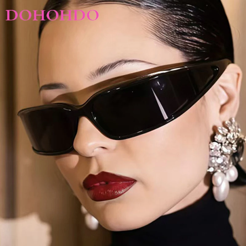 

Vintage Classic Big Frame Punk Women Sunglasses For Y2K New Trendy Luxury Brand Designer Men Outdoors Sports Sun Glasses UV400