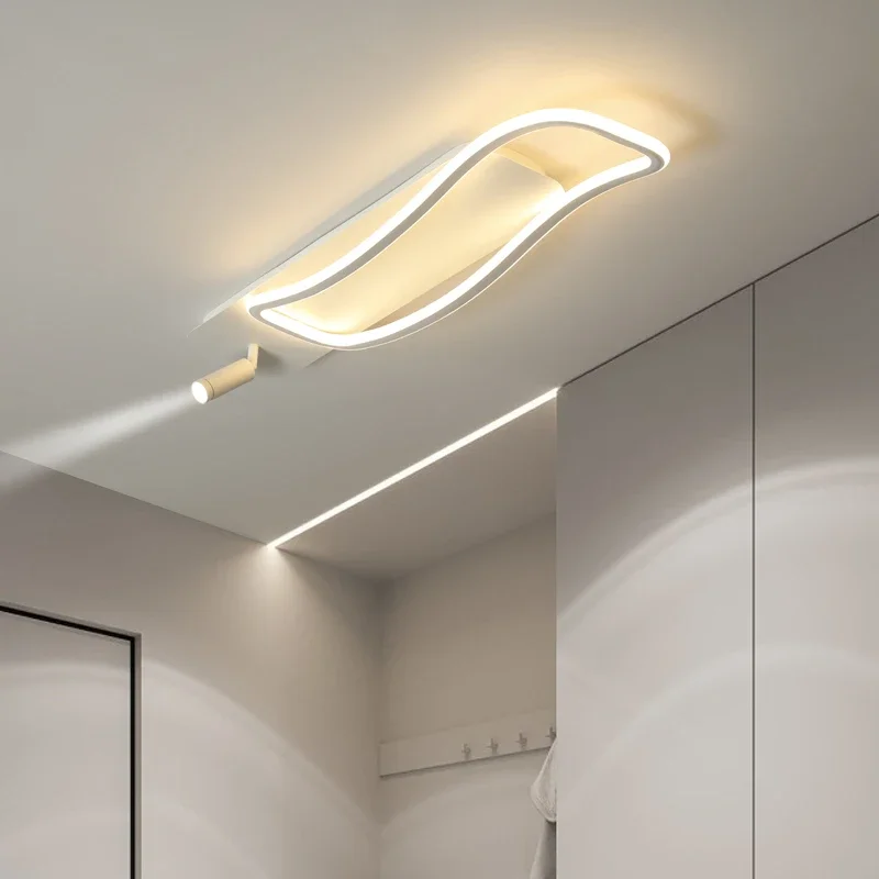 Imagem -05 - Moderna Lâmpada de Teto Led com Holofote Lustres do Corredor para Sala Estar Vestiário Luz Teto Decoração Casa Luminária