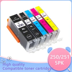 PGI-250 CLI251 for canon MG6320 MG7120 MG7520 IP8720 refillable ink cartridge with ARC chip pgi250 pgi 250