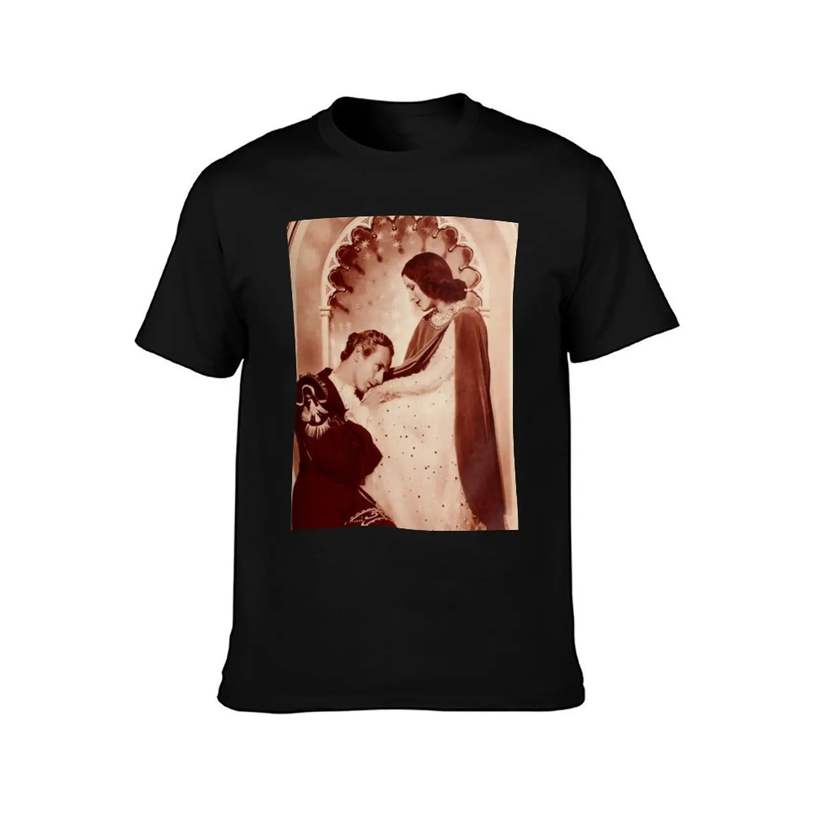 Leslie Howard ROMEO AND JULIET Norma Shearer T-Shirt Summer Casual Cotton Tee Oversized Streetwear Tops Vintage Graphic Print