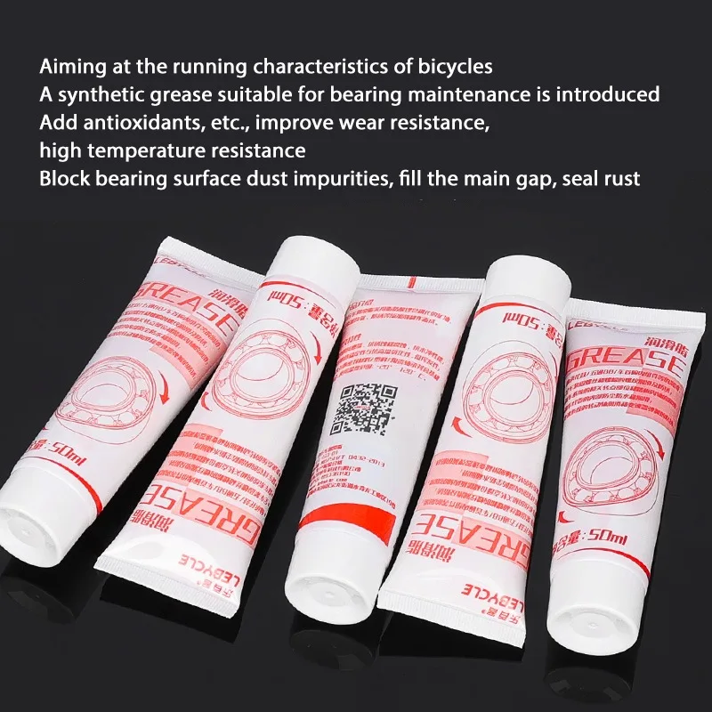 Bike Grease for Bearings 50ml High-Performance Chain Oil Ultra Fast Bicycle Chain Lube Wet Chain Lube for Friction Reduction