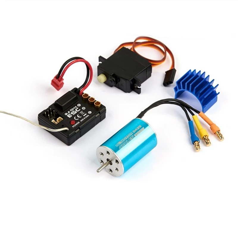 

Brushless Motor ESC Receiver Servo Set For SG 1603 SG 1604 SG1603 SG1604 SG1601 1/16 RC Car Upgrade Parts Accessories