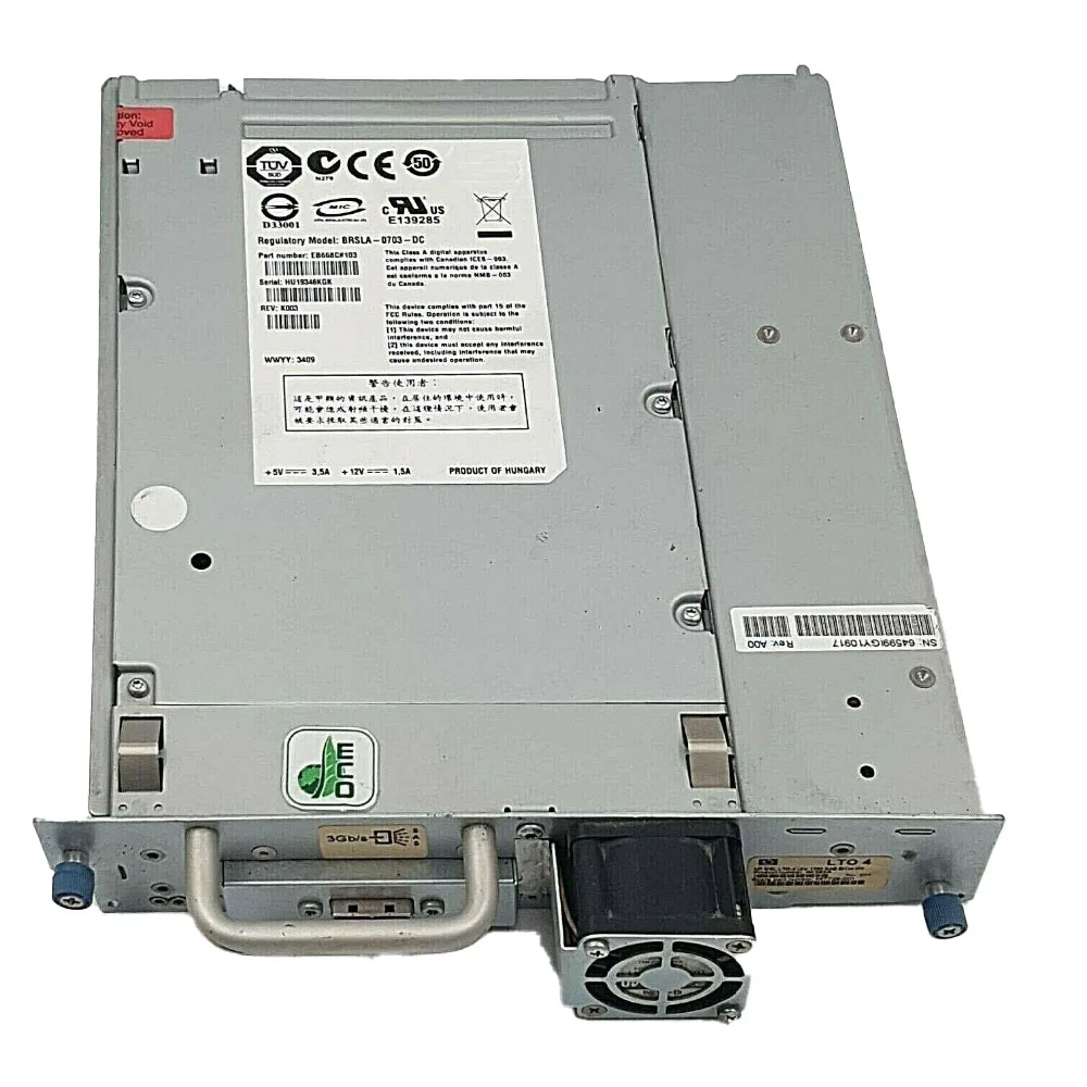 100% Test SAS Tape Drive For HP For AK383A Ultrium1760 LTO4 BRSLA-0703-DC 467729-001 Work Good