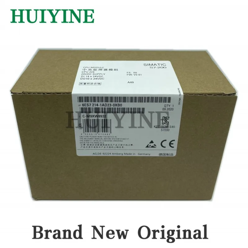 Nuovo originale per Siemens 6ES7214-1BD23-0XB0 6ES7214-1AD23-0XB0 6ES7214-2AS23-0XB0 6ES7214-2AD23-0XB0 6ES7214-2BD23-0XB0
