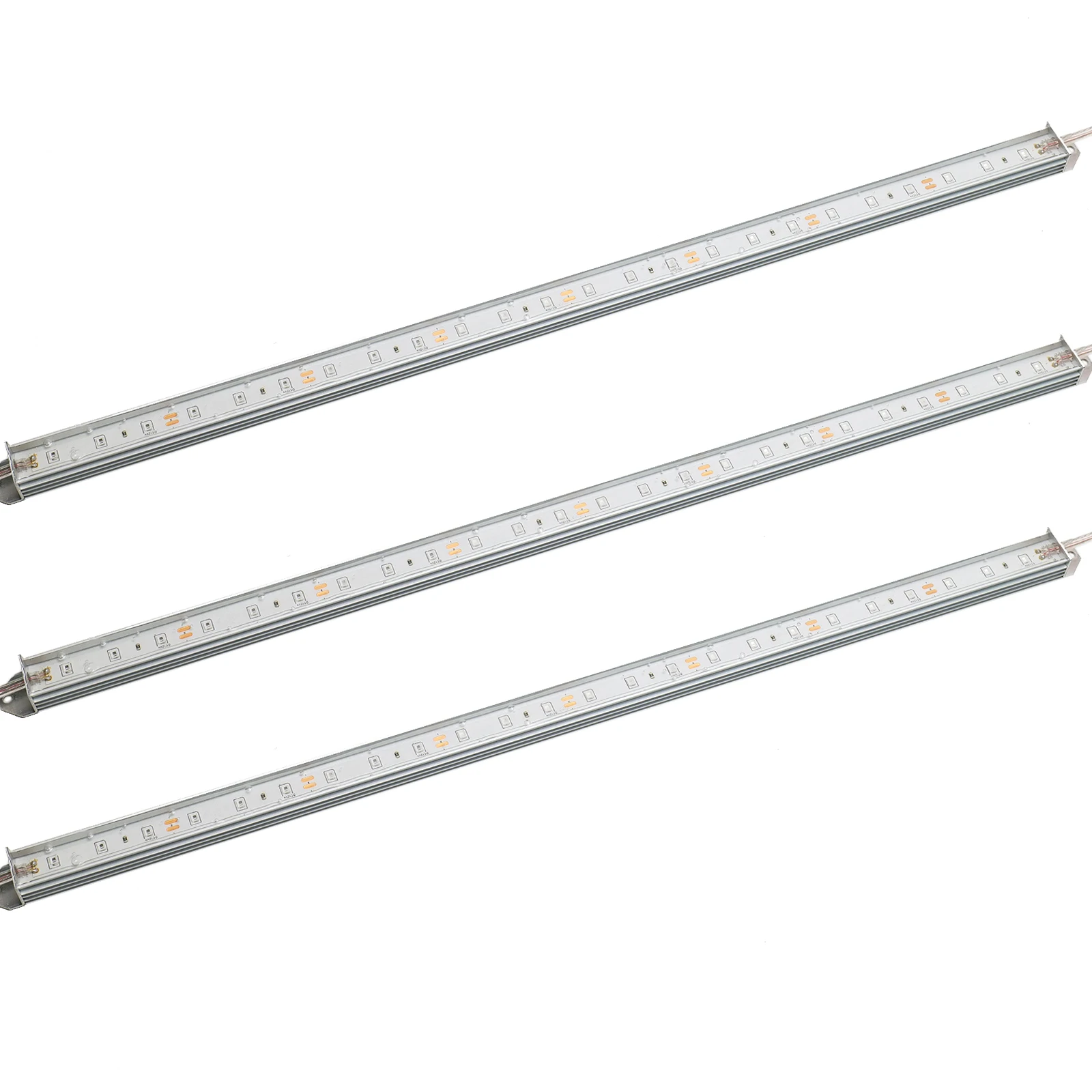 UV LED Black Light Bar 3 Pack, 15.75'' Waterproof 395-400nm, Linkable 12V 10W UV Light Strip with Built-in Switch 24 LEDs