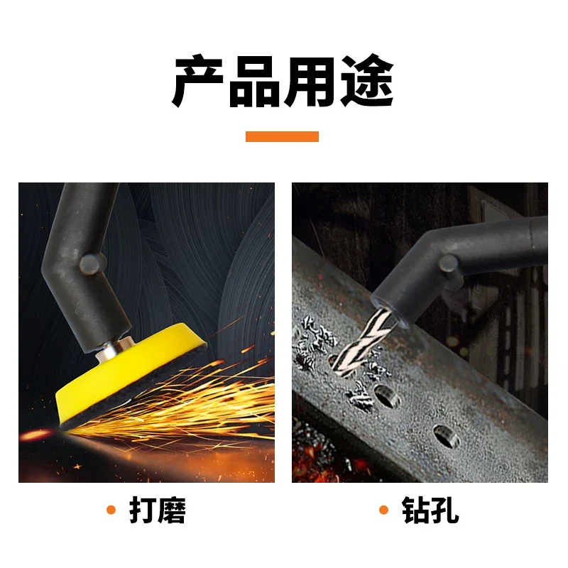 Beidi Pneumatic Aviation Drill 90-Degree Right Angle Air Drill High Micro Angle Drill Ad090B Small Head Angle Grinder