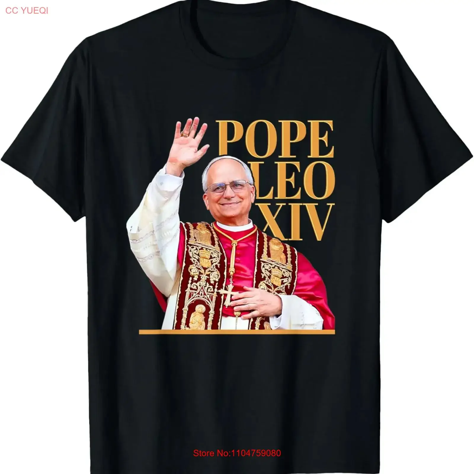 Pope Leo X V Papal Conclave Souvenir T Shirt vintage Washed Slightly Casual Breathable streetwear Stylish homme