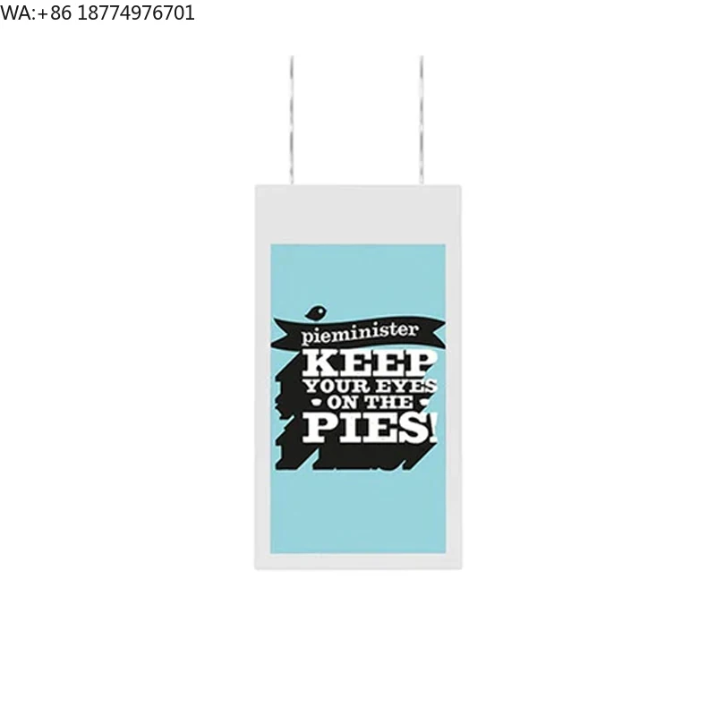

43 Inch LCD Digital Signage with Animation Hanging Double-Sided Window Display for Indoor Shopping Mall Advertising